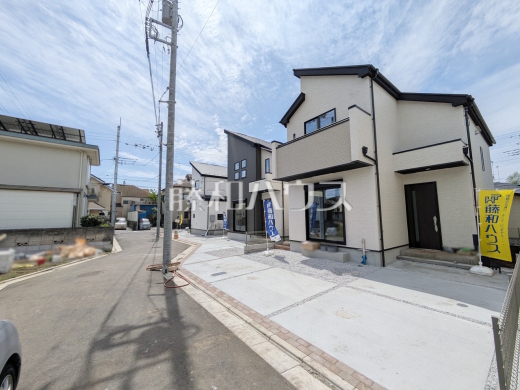 接道状況および現場風景　【府中市多磨町２丁目】