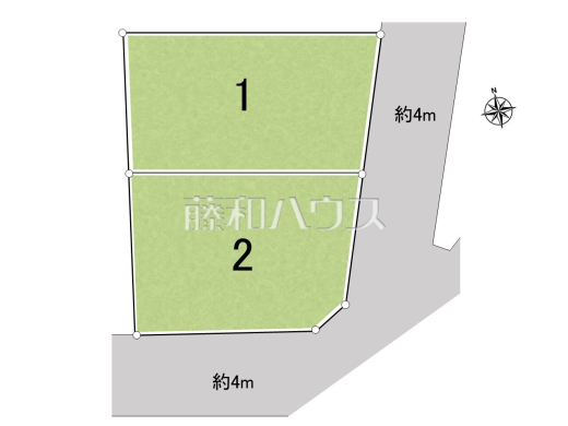 全体区画図　【練馬区大泉学園町５丁目】