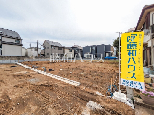 接道状況および現場風景　【西東京市中町６丁目】「保谷」駅徒歩24分(バス便あり)