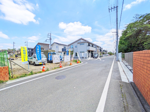 接道状況および現場風景　【小平市上水南町３丁目】