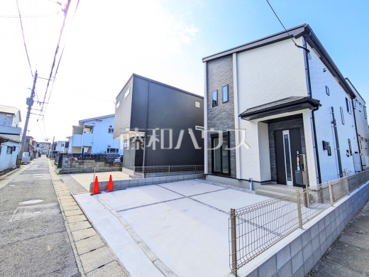 接道状況および現場風景　【福岡市東区名島３丁目】