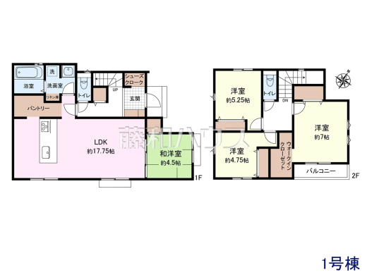 間取図　【東村山市秋津町２丁目】