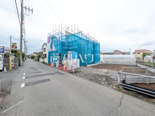 接道状況および現場風景　【東村山市秋津町２丁目】