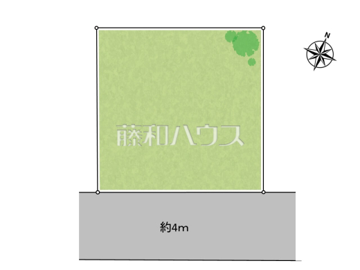 全体区画図　建物のプレゼンをさせていただきますので、実際の完成イメージを思い描いていただくことができます。お気軽にお問合せ下さい。【日野市日野台４丁目】