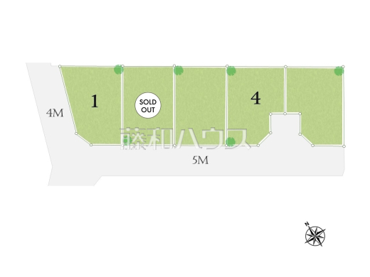 ≪全体区画図≫物件の事、諸費用の事など、小さな疑問もお気軽にご連絡・ご相談下さい。 　【府中市分梅町３丁目】