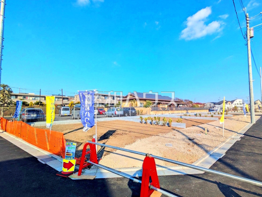 ≪現地外観≫全区画120平米以上のゆとりある整形地！お庭やカースペースの確保もできそうですね♪【府中市分梅町３丁目】