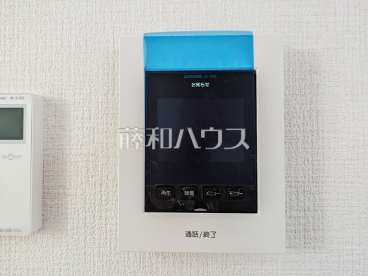 TVモニター付きインターホン　【八王子市打越町】　訪問者がわかるTVモニター付インターホンは、お子様のお留守番にも活躍するかも？！