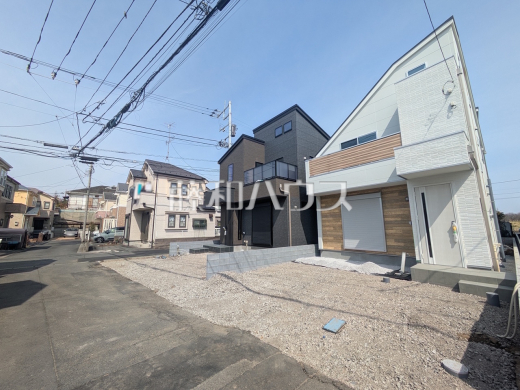 接道状況および現場風景　【日野市大字石田】