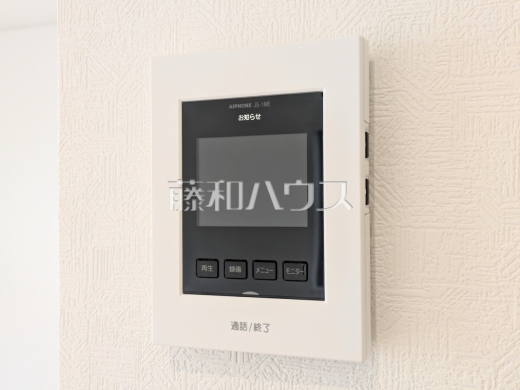 4号棟　TVモニター付インターフォン　【朝霞市宮戸３丁目】　防犯に役立つTVモニター付インターフォン
