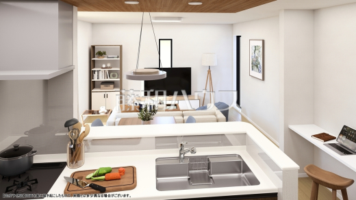 1号棟　完成予想図（内観）　【東久留米市前沢５丁目】