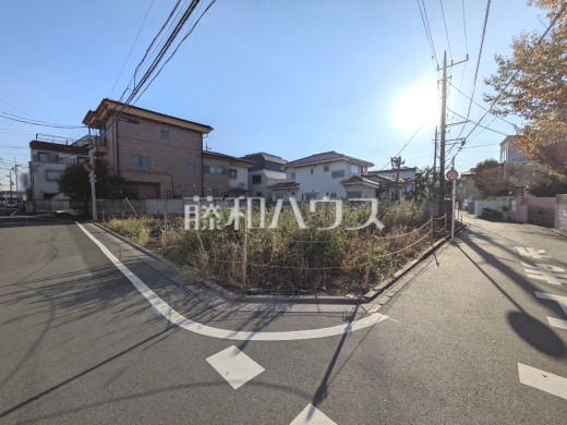 接道状況および現場風景　【三鷹市牟礼６丁目】