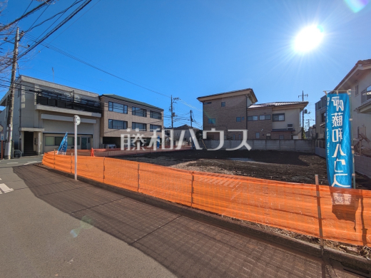 接道状況および現場風景　【三鷹市牟礼６丁目】