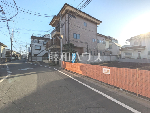 4号地付近　接道状況および現場風景　【三鷹市牟礼６丁目】