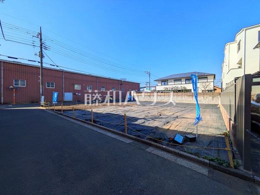 接道状況および現場風景　【三鷹市牟礼６丁目】