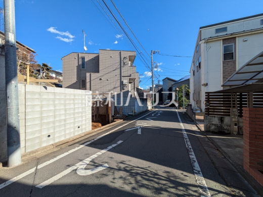 接道状況および現場風景　【杉並区永福２丁目】