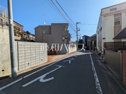 接道状況および現場風景　【杉並区永福２丁目】