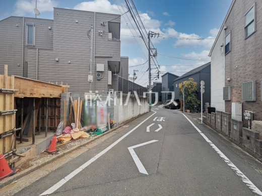 接道状況および現場風景　【杉並区永福２丁目】