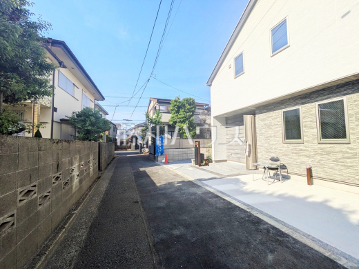接道状況および現場風景　【杉並区天沼２丁目】