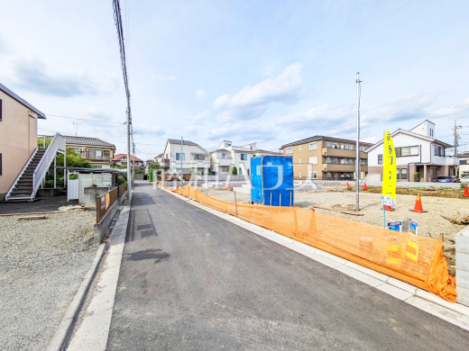 接道状況および現場風景　【小平市小川東町５丁目】