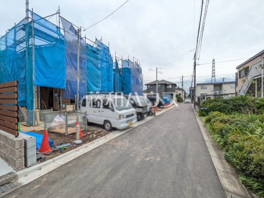 接道状況および現場風景　【小平市小川東町５丁目】