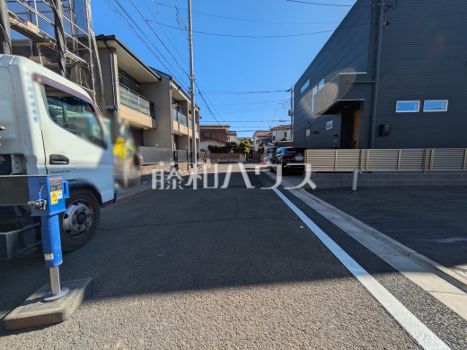 接道状況および現場風景　【練馬区南大泉１丁目】