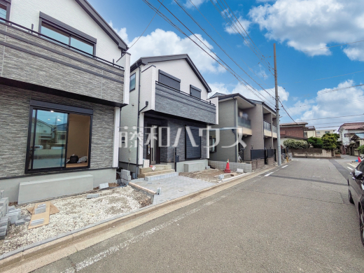 接道状況および現場風景　【練馬区南大泉１丁目】