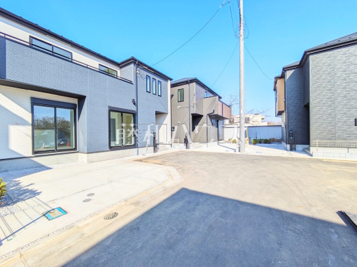 接道状況および現場風景　【新座市石神２丁目】