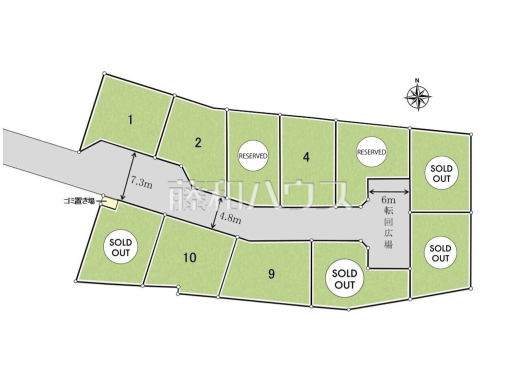 区画図【新座市石神２丁目】