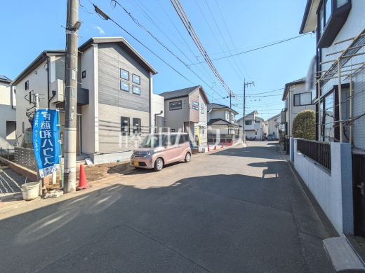 接道状況および現場風景　【国分寺市高木町２丁目】