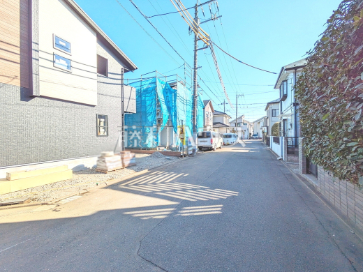 接道状況および現場風景　【国分寺市高木町２丁目】