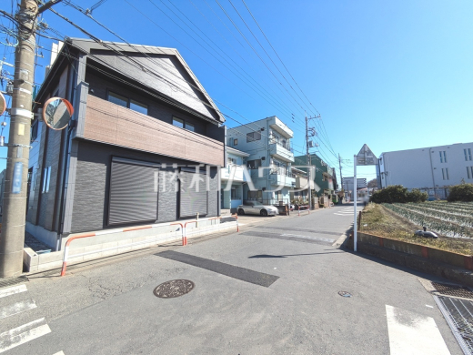 接道状況および現場風景　【和光市新倉４丁目】