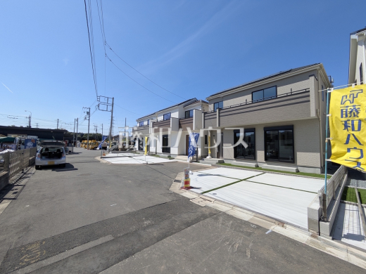 接道状況および現場風景　【府中市日新町５丁目】