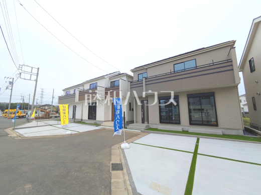 3号棟　接道状況および現場風景　【府中市日新町５丁目】