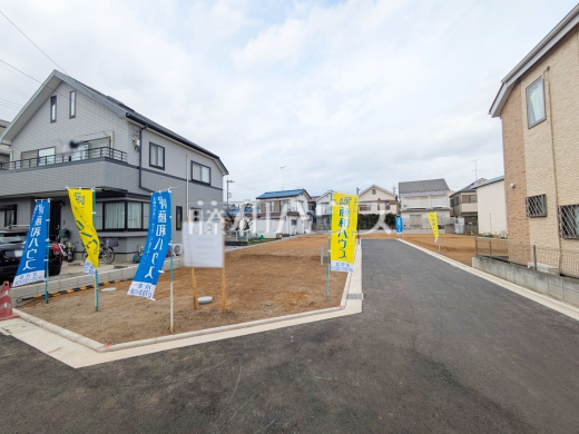 接道状況および現場風景　【立川市栄町２丁目】