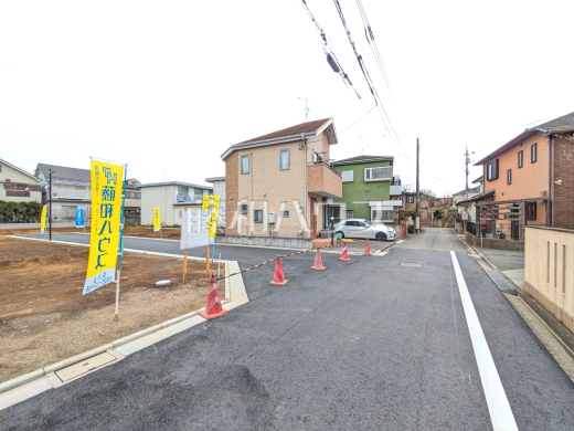 接道状況および現場風景　【立川市栄町２丁目】