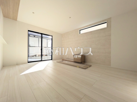 リビング(施工中)　【調布市深大寺東町６丁目】