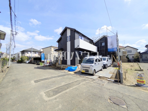 接道状況および現場風景　【日野市落川】
