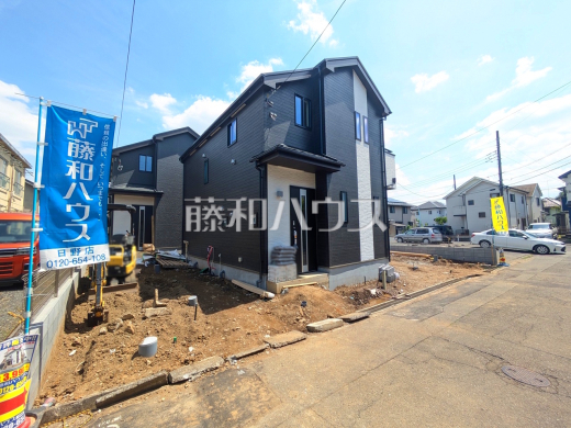接道状況および現場風景　【日野市落川】