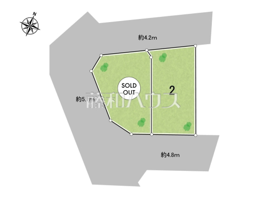 全体区画図　【和光市南１丁目】