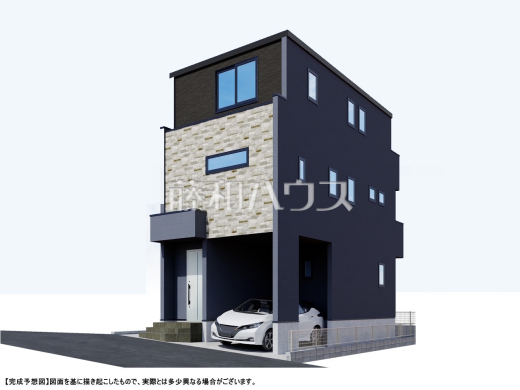 完成予想図（外観）　2号棟【和光市南１丁目】