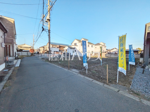 接道状況および現場風景　【八王子市中野山王１丁目】