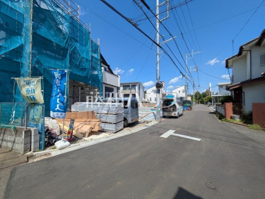 接道状況および現場風景　【東村山市恩多町１丁目】