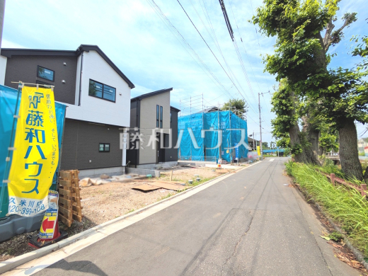 接道状況および現場風景　【東村山市恩多町１丁目】