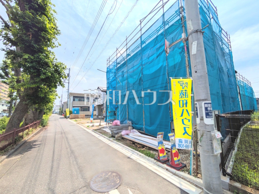 接道状況および現場風景　【東村山市恩多町１丁目】