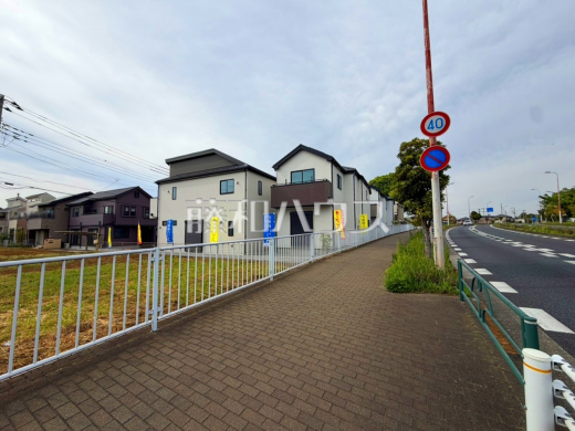 接道状況および現場風景　【国立市泉３丁目】