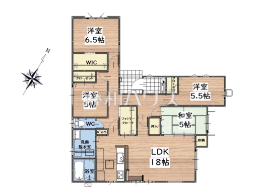 間取図　【糟屋郡志免町別府東１丁目】