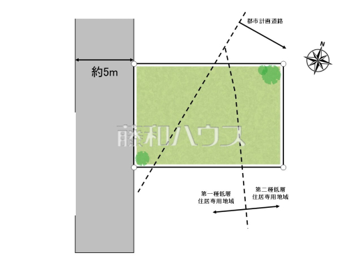 全体区画図　【東村山市廻田町４丁目】