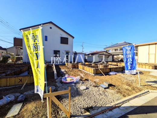 ≪2号棟　外観≫ご家族のコミュニケーションが広がるリビングイン階段のプラン【府中市多磨町２丁目】