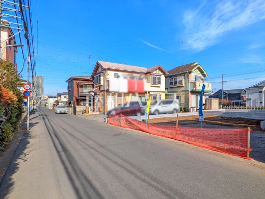 接道状況および現場風景　【小平市小川町１丁目】