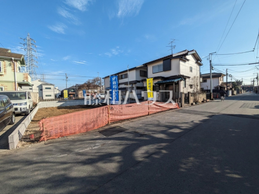 接道状況および現場風景　【小平市小川町１丁目】